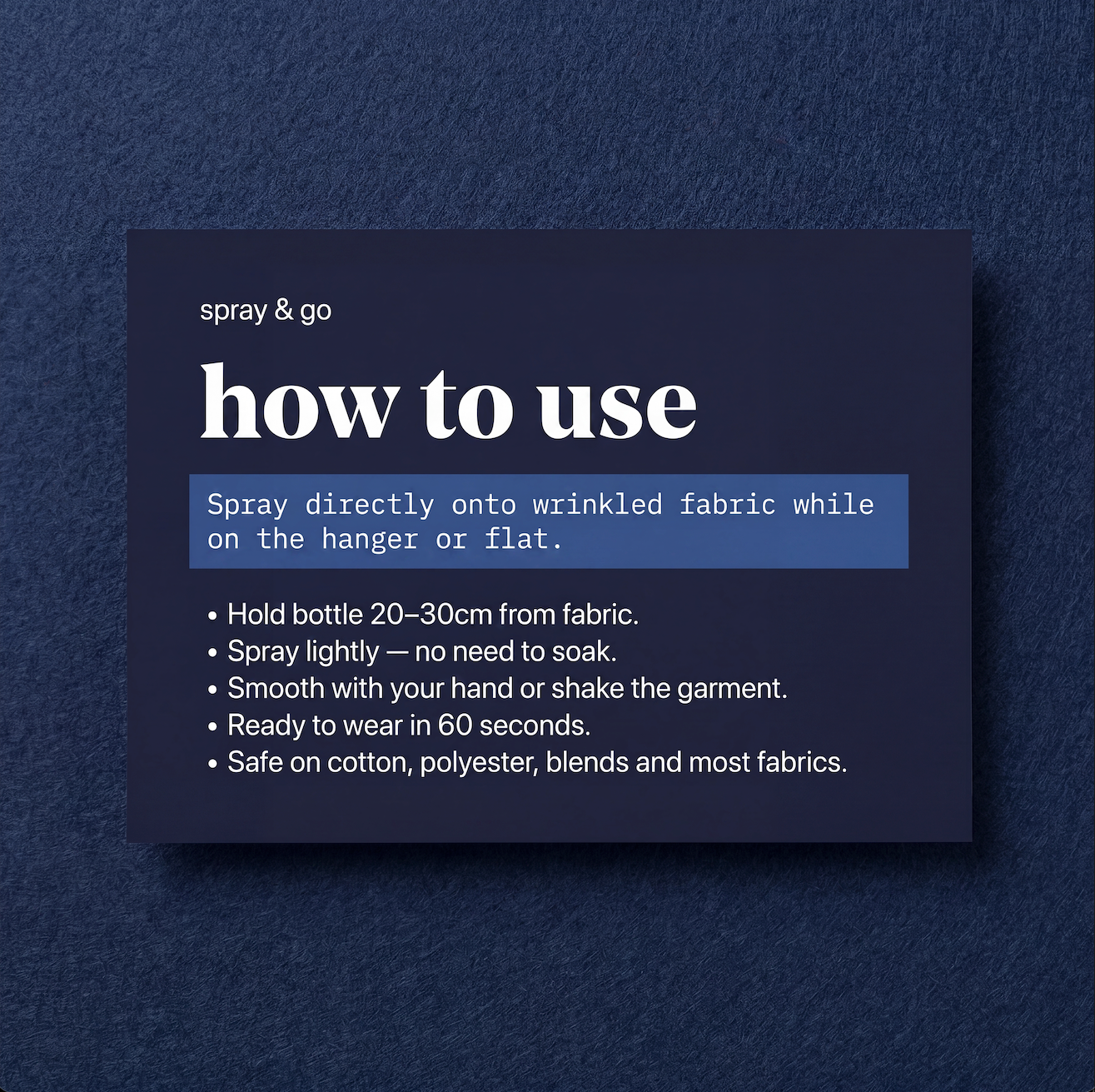 Wrinkle Release PressMist